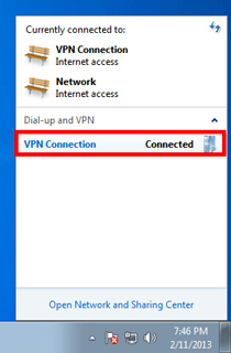 x vpn username and password